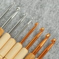 thumbnail image 4 of Ergonomic Wooden Grip Handles Crochet Hook Needle 2mm, 4 of 11