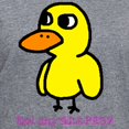 thumbnail image 3 of CafePress - Duck (Strait Forward) 6 T Shirt - Women's V-Neck Dark T-Shirt, 3 of 4
