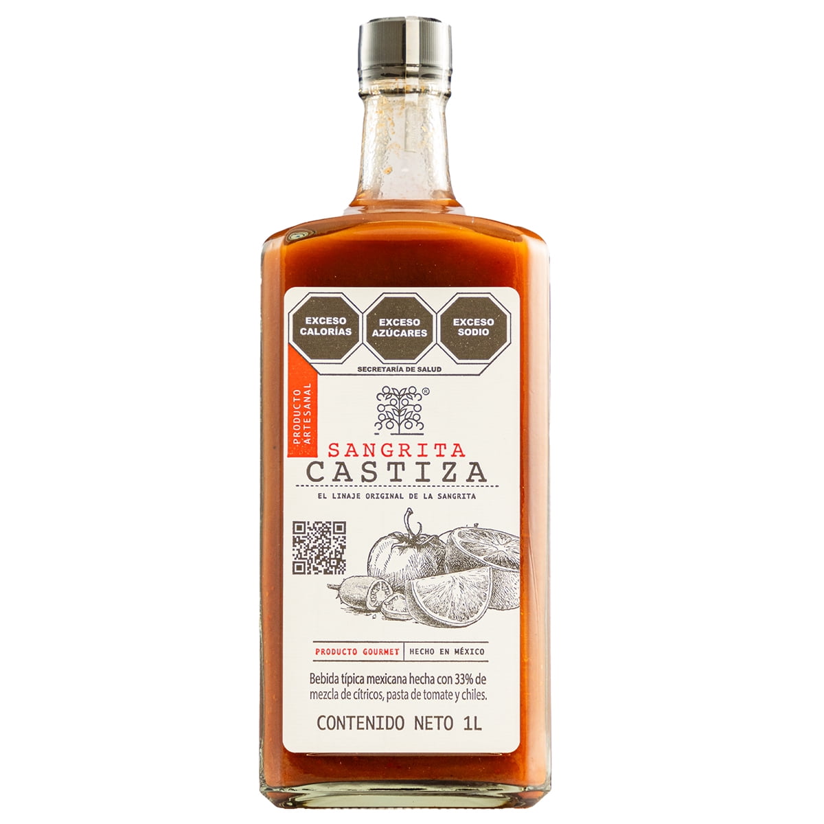 Sangrita Artesanal Castiza Tequila Mezcal 1000 Ml Sangrita Artesanal ...