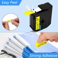thumbnail image 5 of GREENCYCLE 4PK Compatible for Brother P-touch M Tape MK621 M-K621 M621 9mm 0.35" Black on Yellow for Brother PT-100 PT-M95 PT-90 PT-70 PT-65 PT-85 Label Maker Refills, 5 of 7