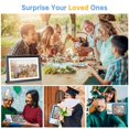 thumbnail image 2 of Upgraded 10 Inch WiFi Digital Photo Frame 16GB Smart Electronic Picture Frame with HD IPS Touch Screen | Auto-Rotate | Slideshow | Real-Time APP Uplo, 2 of 6