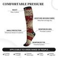 thumbnail image 3 of Lsque American Flag1 Pattern Sport Compression Socks for Men & Women 15-20 mmHg Knee High Nurse Pregnant Running Medical and Travel Athletic, 3 of 6