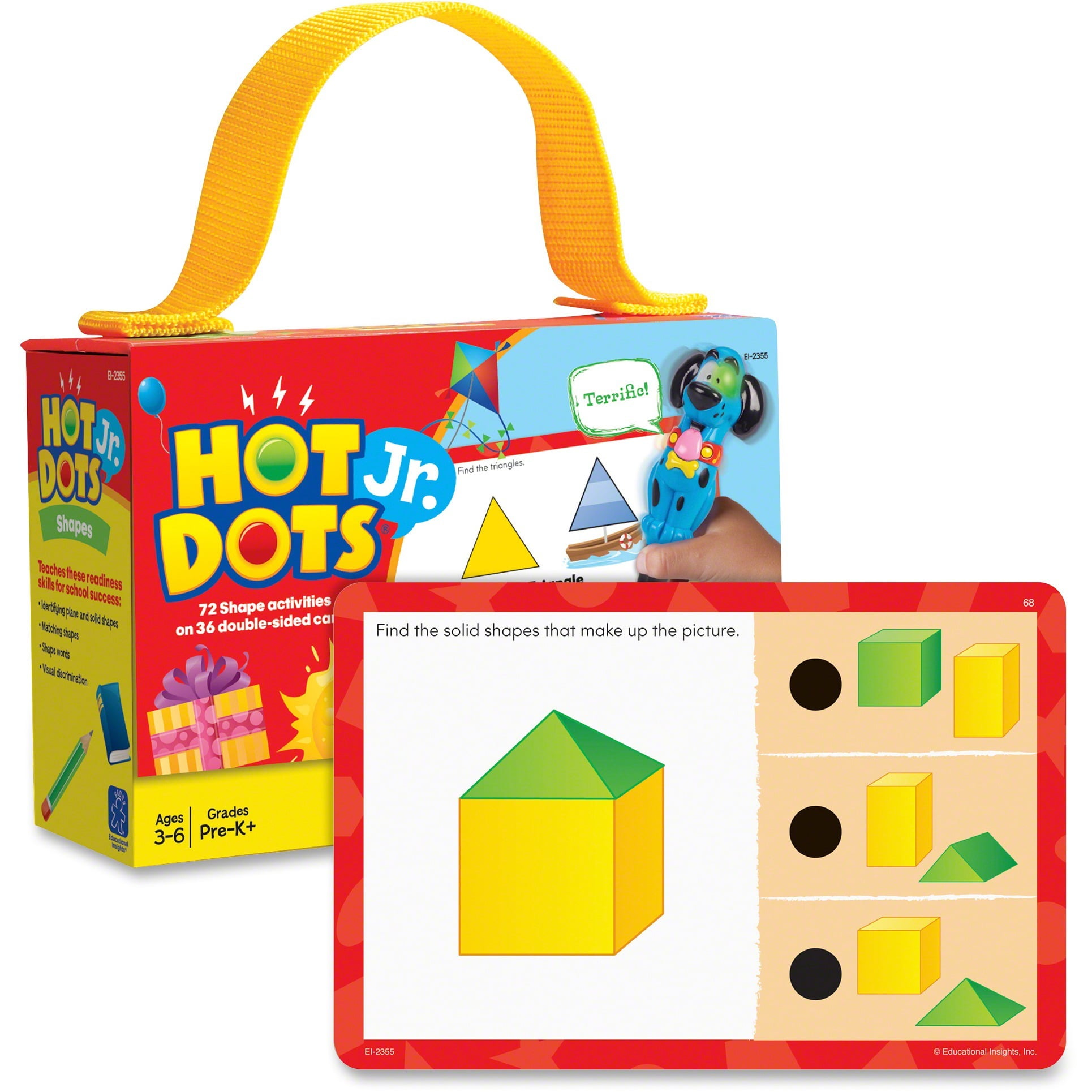 Educational Insights Hot Dots Jr. Shapes Card Set