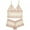 Diamond Beige (1 Set), variant on Lace Cami Top and Boxer Shorts Lingerie Set (2-Set)