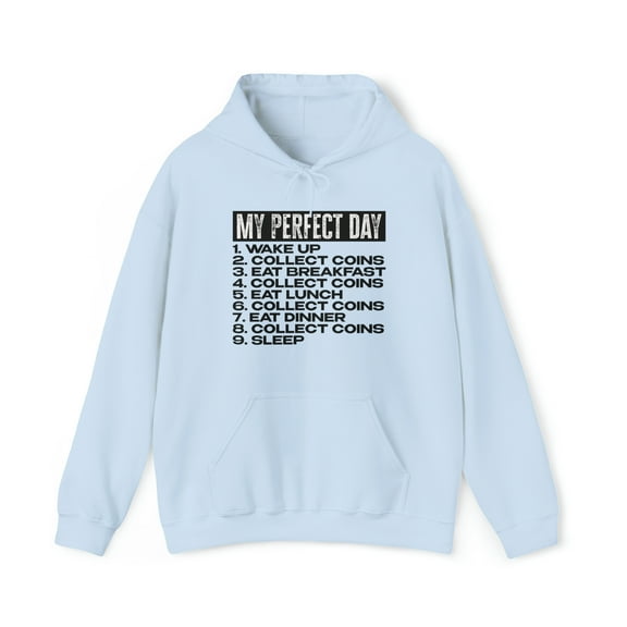 Coin Collection Coins Collecting Collector Hoodie, Gifts, Hooded Sweatshirt