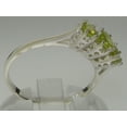 thumbnail image 3 of LBG 925 Sterling Silver Genuine Natural Peridot Womens Statement Ring - Size 5.5, 3 of 6