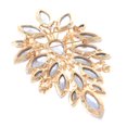 thumbnail image 2 of Extra Large Crystal Flower Brooch, 2 of 3