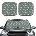 thumbnail image 2 of Zufioo Hedgehogs and Flowers Print Folding Car Windshield Sun Visor, Anti-ultraviolet Sun Visor, Suitable for Trucks, Vans Car Accessories-Medium, 2 of 6