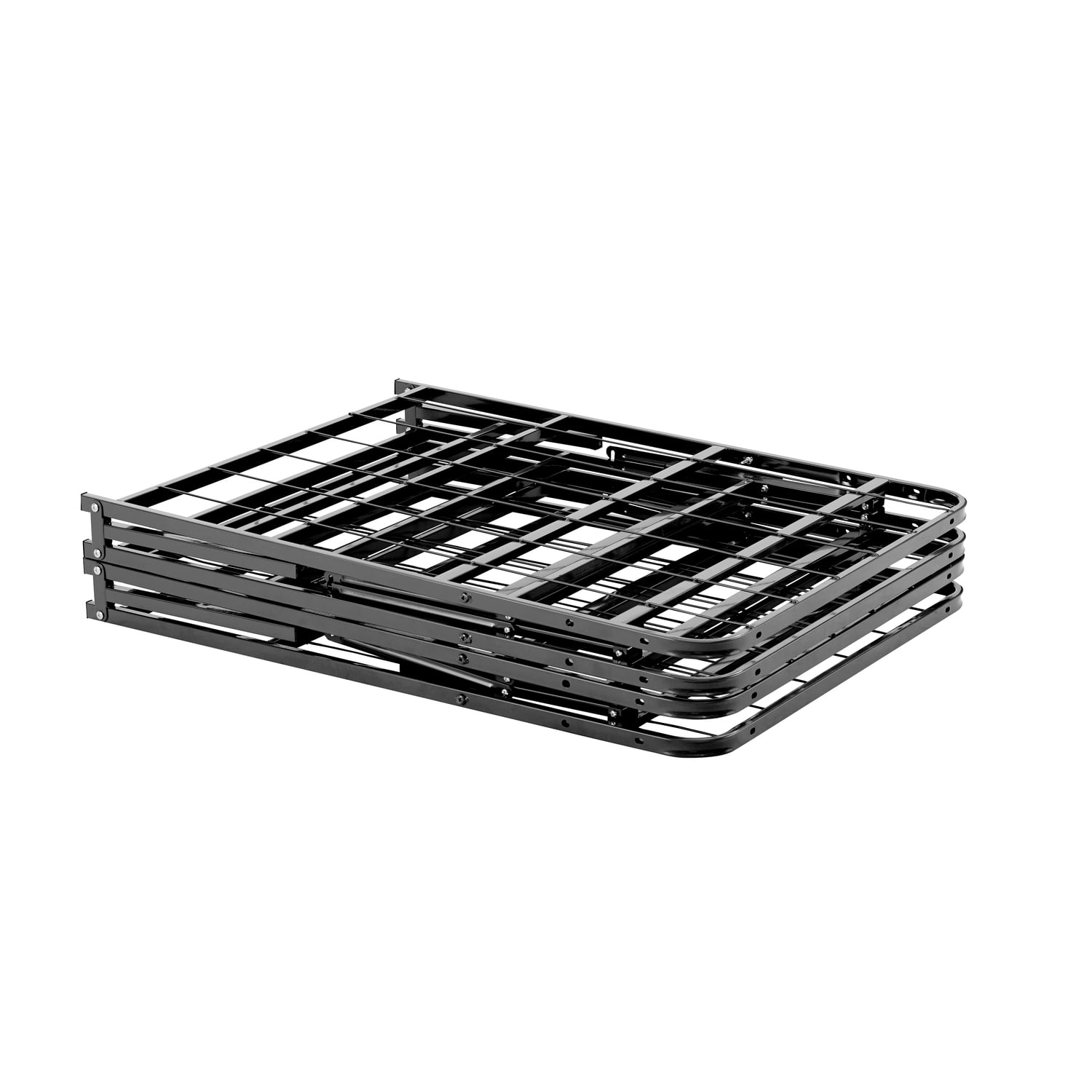 IdealBase 14" Queen Size Bed Frame, Queen Bed Frame, Platform Bed Frame Queen, Metal Bed Frame, Foldable Bed Frame with Heavy Duty Steel, Box Spring Replacement,Tool-Free Assembly, Queen/Black
