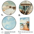 thumbnail image 3 of Designart "Sunset at the Miami Pier I" Nautical & Beach Wall Decor, 3 of 5