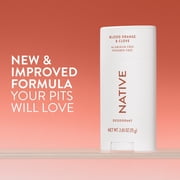 Native Aluminum Free Deodorant For Women, 72 Hour Solid Deodorant Stick, Blood Orange & Clove, 2.65oz