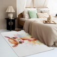 thumbnail image 3 of Alpaca Rugs for Bedroom - Washable Rugs Alpaca Rug & Home Decor, 2x3 Area Rug, Kids Girls Cute Rugs for Entryway, Non Slip Low Pile Small Indoor Door Mat, Cartoon Watercolor Animal Carpet, 3 of 7