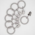 thumbnail image 2 of (2 pack) Mainstays 1" Nickel Curtain Clip Rings (7 pack), 2 of 9
