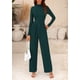 thumbnail image 2 of Mono Enterizo PRETTYGARDEN Verde Oscuro Manga Larga XXL, 2 of 7