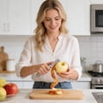 thumbnail image 1 of Cuchillo pelador de caña de azúcar de acero inoxidable – Pelador de frutas y cortador de piña de uso comercial con mango ergonómico para restaurantes y cocinas., 1 of 6