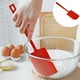 thumbnail image 1 of Espátula de gel de sílice, alisadora de crema para pasteles, utensilios de repostería domésticos, grande, roja, resistente a altas temperaturas, integrada, plegable, marco de metal, para, 1 of 8