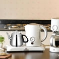 thumbnail image 4 of Stainless Steel Teapot with Infuser, Teapot with Infuser 1.5L High Capacity Kettle, for Boiling Hot Water, Stovetop, 4 of 7