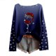 thumbnail image 3 of MHFRRA Sudadera con Capucha Sin Cabeza Atmosphere para Mujer Azul Oscuro, 3 of 4