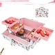 thumbnail image 1 of Bolsa de Maquilla de Vije, Organizador de Maquillaje, Estuche de Tren Cosmético, Caja de Artículos de Tocador Multifuncional de Gran Capacidad Con Divisor, Caja de, 1 of 7