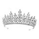 thumbnail image 2 of Tiara de boda, diadema, regalo, diadema decorativa, tocado de novia, corona, diadema Estilo A Plata, 2 of 7