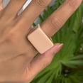 thumbnail image 2 of QQTDFG Fashion Colored Acrylic Ring Simplicity Ring New Geometric Square Ring-Light Blue, 2 of 9