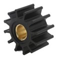 thumbnail image 4 of 4568-0001, Outboard Water Pump Impeller Rubber 16mm Shaft Flexible 12 Blades Brass  For Modification Replacement For, 4 of 8