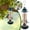 Green-2Pcs, variant on Outdoor Hanging Bird Feeder, 13" Tube Feeder with Top Filling Design, Heavy Duty Squirrel Proof, Weather Resistant Wild Bird Feeder for Garden Patio