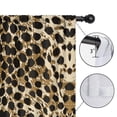 thumbnail image 4 of Blackout Kids Curtains,Brown and Black Leopard Print Childrens Insulated Curtains Set Of 2,Bedroom Essentials,Toddler Room Decor 52"x84", 4 of 5