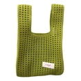 thumbnail image 4 of Bolso de hombro de punto Bolso de mano moderno Bolso de hombro versátil y versátil Verde, 4 of 9