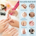 thumbnail image 4 of Aorsher Cordless Electric Nail Drill with 360° Ring Light, Portable Nail File Kit for Acrylic, Gel Nails, Portable Home Manicure Kit for Manicure and Pedicure, 4 of 16