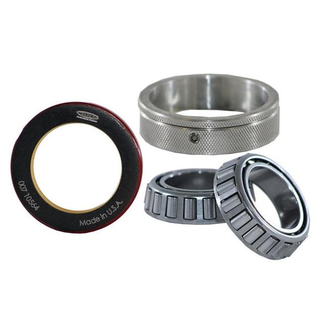 2 in. Inner & Outer Wheel Bearing Kit for Seal Spacer Pin 5x5 Hubs