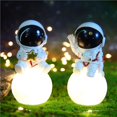 thumbnail image 3 of 3D Astronaut Moon Lamp LED Spaceman Bedside Night Light for Kids Desktop Decorat, 3 of 4