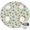 Pioneer Flower Floral-2, variant on Pioneer Flower Floral Print Pattern Round Fitted Tablecloth with Elastic Edge, Waterproof Dining Table Cover for Indoor Outdoor Camping and Daily Use