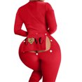 thumbnail image 4 of SMihono Pantalon en Lin pour Femmes Mode Grande Taille Décontracté Ample Imprimé Bouton-Pression Combinaison Large pour Femmes, jusqu'à 65 % de Réduction!, 4 of 7