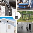thumbnail image 2 of Jinsinto 3pcs Resettable Combination Lock 4 Digit Long Shackle Combination Padlock, 2 of 5