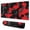 Red Gray And-1, variant on Red, Gray and Black Camouflage desk Mouse Padwaterproof,rubber multispandexno Slip the Camouflage SeriesmousematDesk Pad for Office Home Game 31.5x15.7inches
