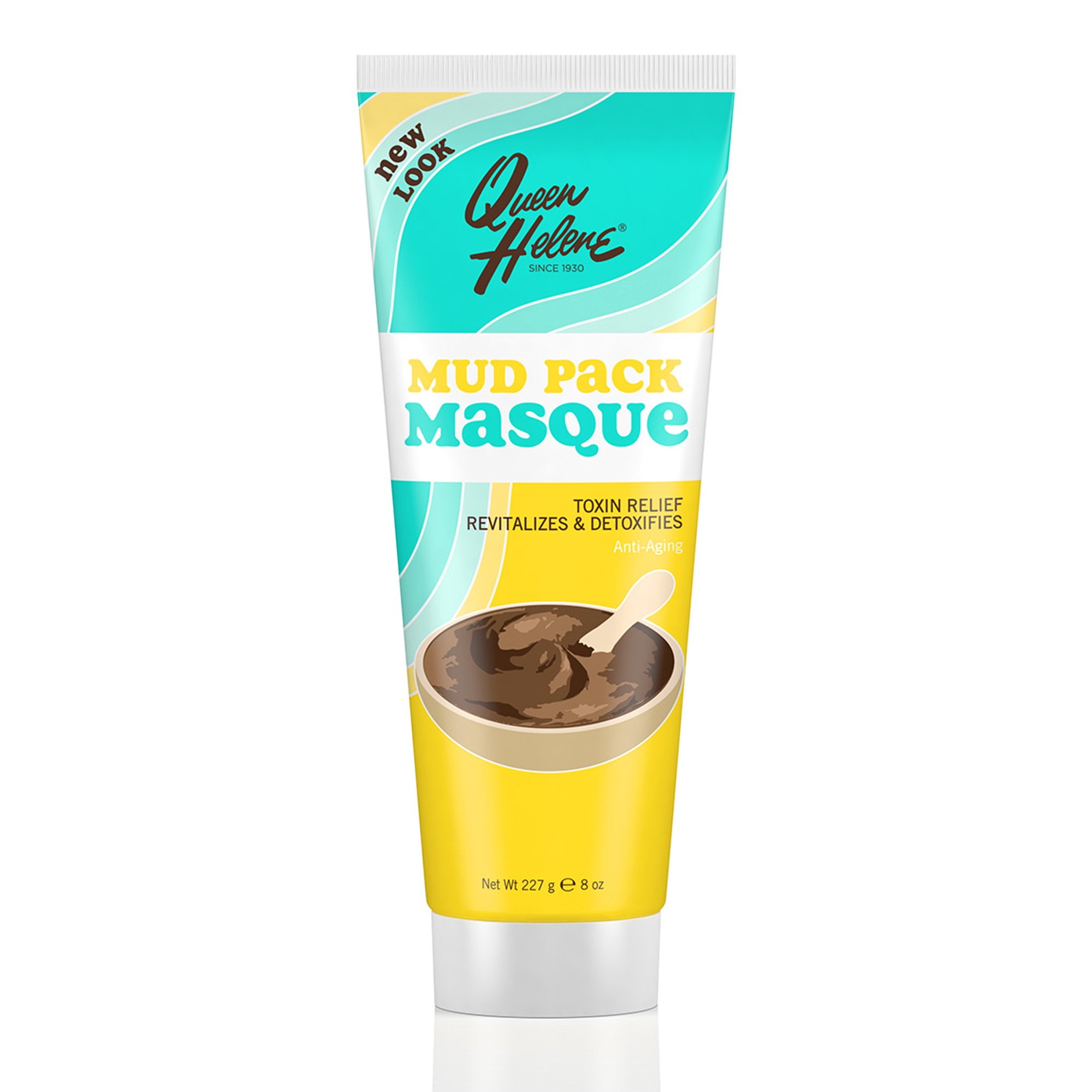QUEEN HELENE - Mud Pack Toxin Relief Facial Masque 8 Oz. * BEAUTY TALK LA *