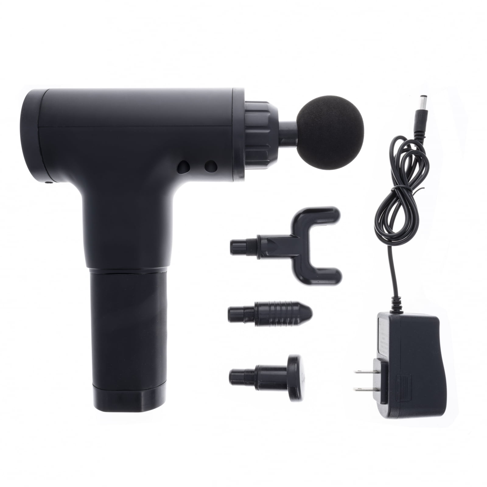 Beille Portable 6 Speed Massage Gun Handheld Massager Muscle Recovery with 4 Attachments