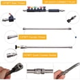 thumbnail image 2 of Pressure Washer Extension Wand, 10 Pack Power Washer Lance with 6 Atomization Nozzle Tips,1 Gutter Cleaner Attachment Curved Rod, 1/4" Quick Connect, 4000 PSI, 2 of 7