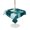Teal Green, variant on Outdoor Tablecloth with Umbrella Hole for Patio/Picnic/Party/Camping, Modern Patchwork Texture Waterproof Table Cloth Rectangle Table Cover Washable, Abstract Blocks Geometric Red Black (60"x 102")