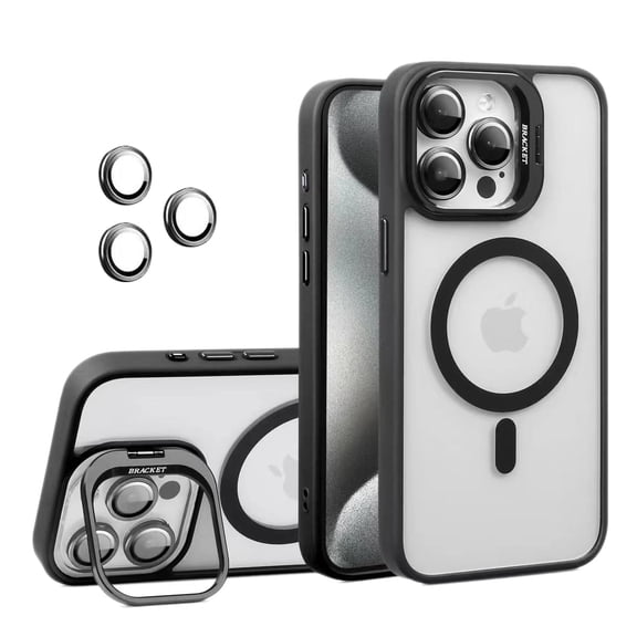 Magnetic Case For iPhone 16, [Compatible with Magsafe] with Camera Protector Shockproof Dustproof Crystal Clear Anti-Scratch  video bracket Phone Case