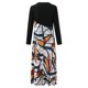 thumbnail image 4 of Vestido estampado bohemio largo de manga larga ajustado informal de otoño e invierno para mujer, vestidos de otoño para mujer Fridja  NMB1377, 4 of 7
