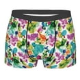 thumbnail image 5 of Uemuo Watercolor Flowers Pattern Men's Boxer Briefs,Trunk Anti-Chafing,Comfortable, Durable, and Stylish Underwear-Large, 5 of 9