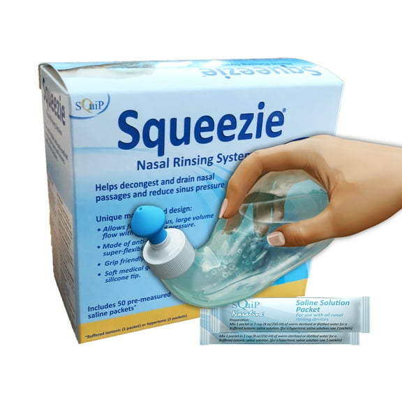 NeilMed Squeezie - Unique Drug-Free Nasal Rinsing System