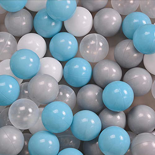 Safe for Toddler Ball Pit/ Kiddie Pool/ Indoor Baby Playpen BPA Free with No Smell Wonder Space Soft Pit Balls Chemical-Free Crush Proof Plastic Ocean Ball 