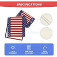thumbnail image 5 of Stripes Stars 4th of July Table Runner, Patriotic Memorial Day Holiday Kitchen Dining Table Runners for Home Party Decor 13x60 Inch, 5 of 6