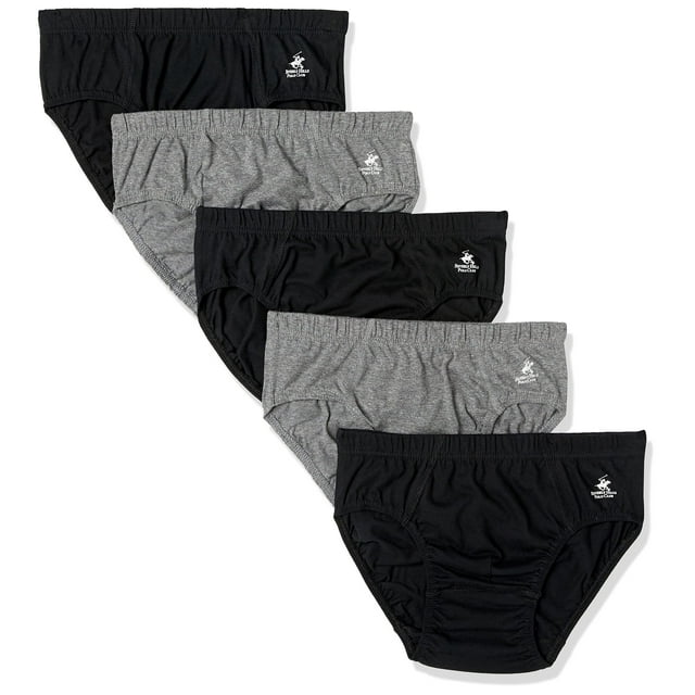 Paquete de 5 Calzoncillos Bóxer de Tiro Bajo Beverly Hills Polo Club Talla Grande