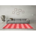 thumbnail image 3 of Ahgly Company Indoor Rectangle Abstract Red Contemporary Area Rugs, 7' x 9', 3 of 4