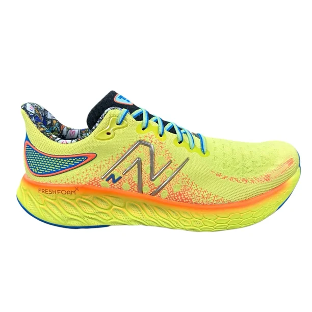 New Balance Fresh Foam X 1080 v12 Running Shoe Yellow Blue M1080Q12 Mens Size 14