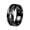 Black Silver, variant on HIJONES Fishbone Pattern Ring for Men Women Stainless Steel Band Minimalist Unique Nature-Inspired Jewelry Silver Size 10